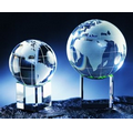 Crystal Globe w/ Meridian Award (4"x2 3/16")